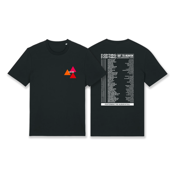 Get To Heaven 2026 Black Tour T-Shirt